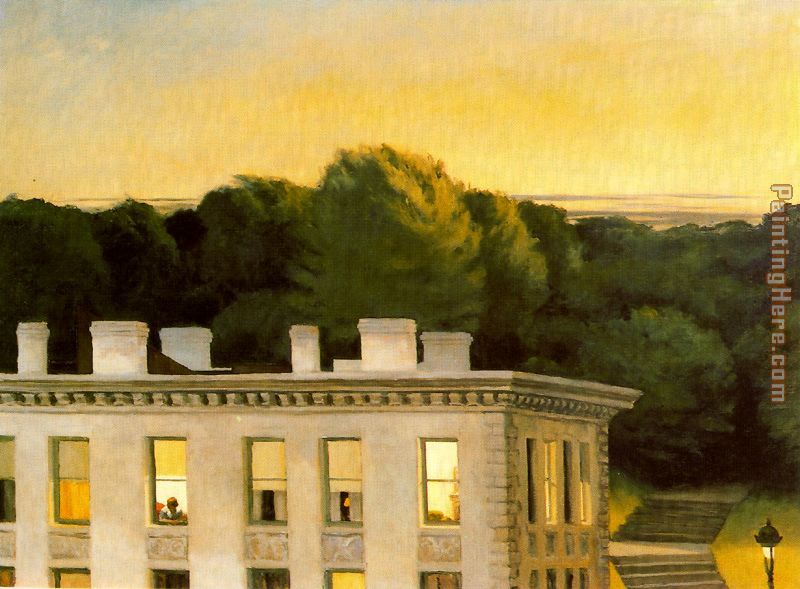 Edward Hopper House At Dusk